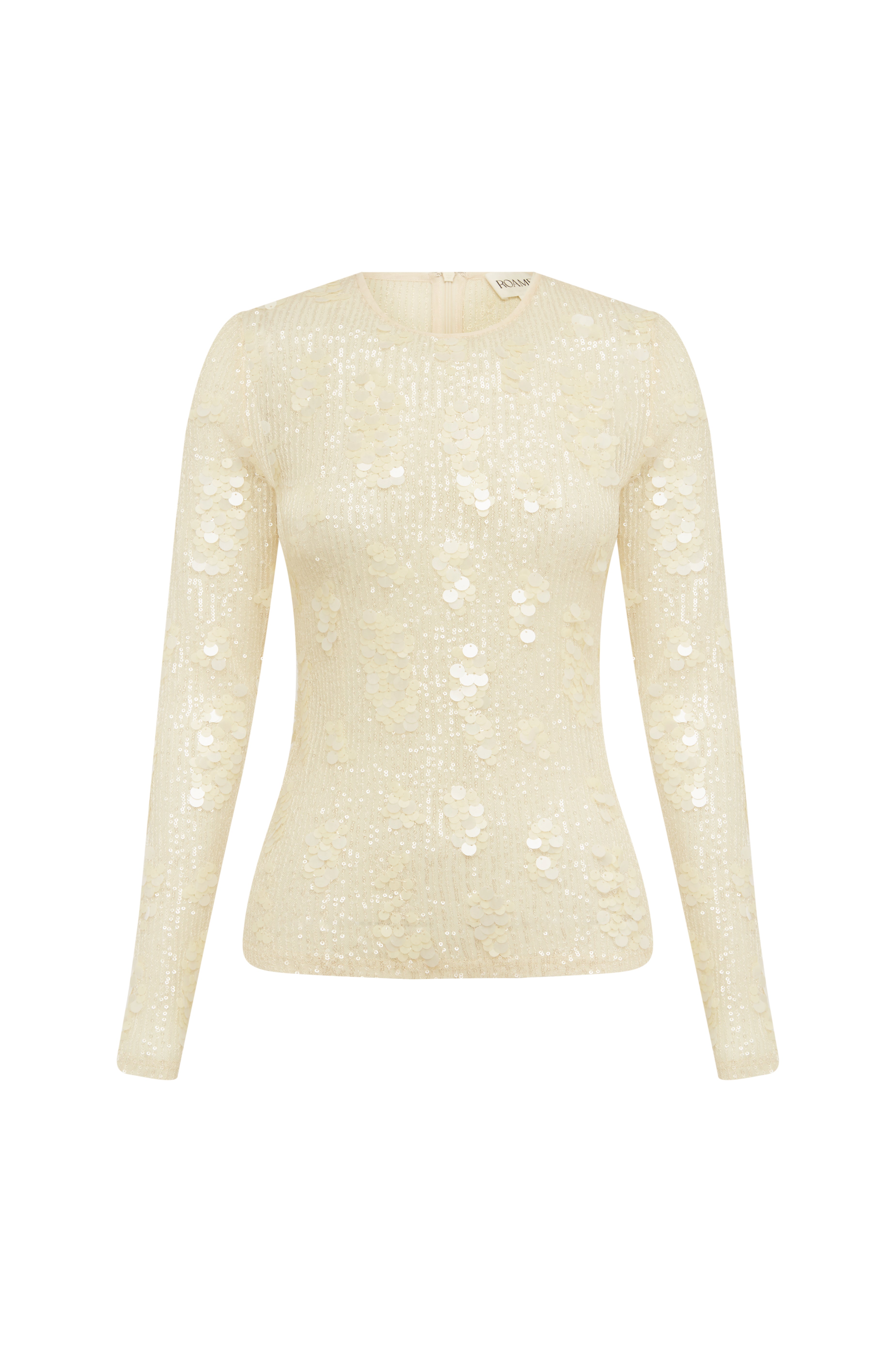 CARMINE TOP | IVORY SEQUIN