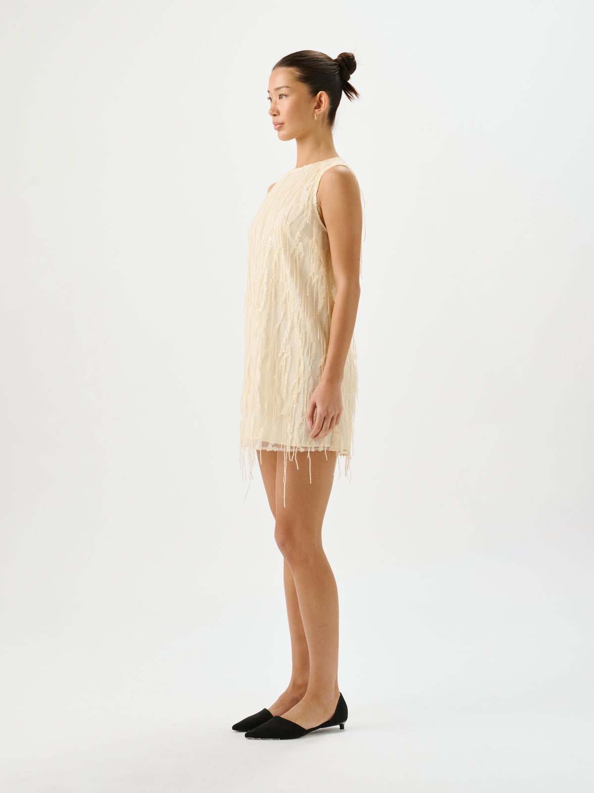 Eloise Sequin Dress Ivory