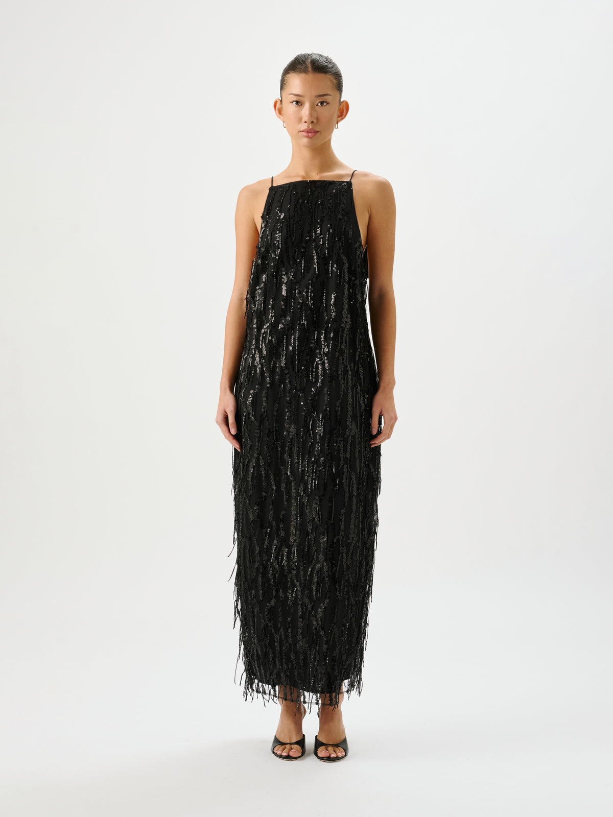Tasmin Sequin Dress Black