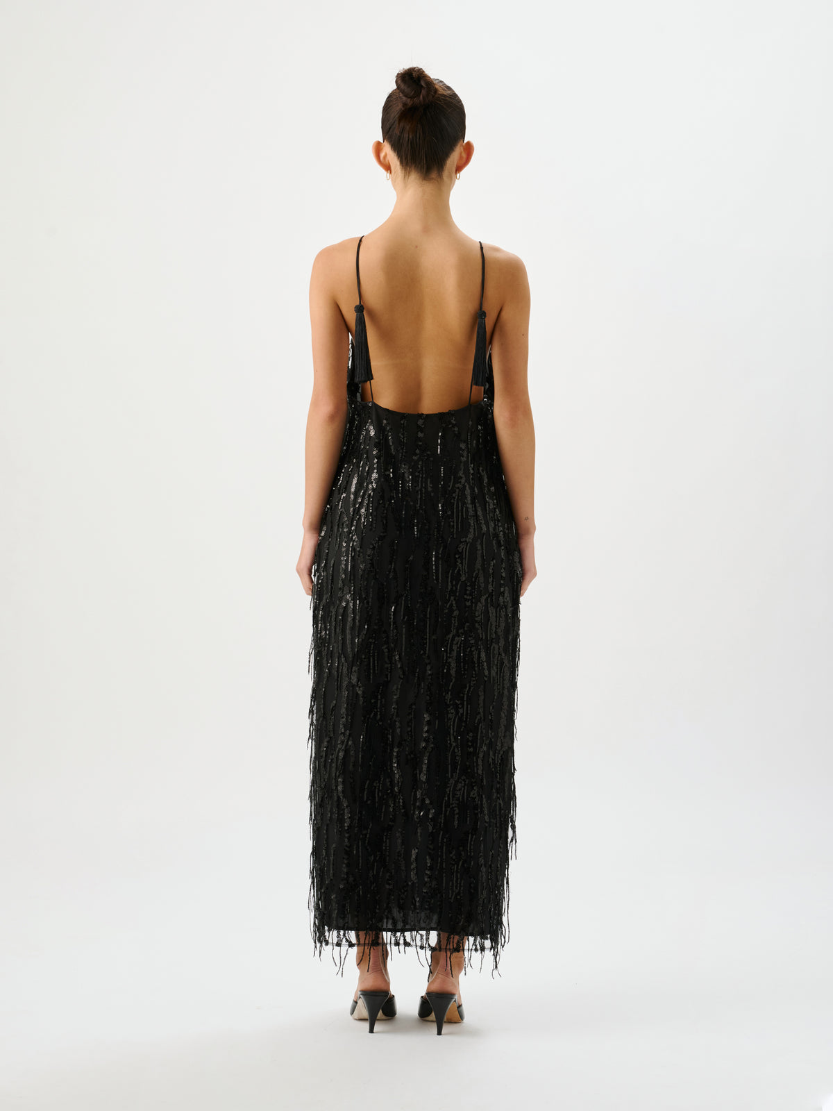 Tasmin Sequin Dress Black