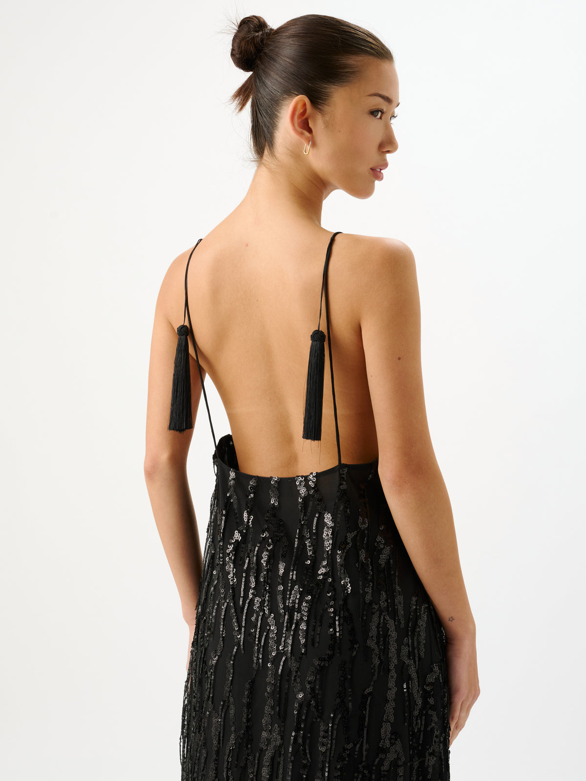 Tasmin Sequin Dress Black