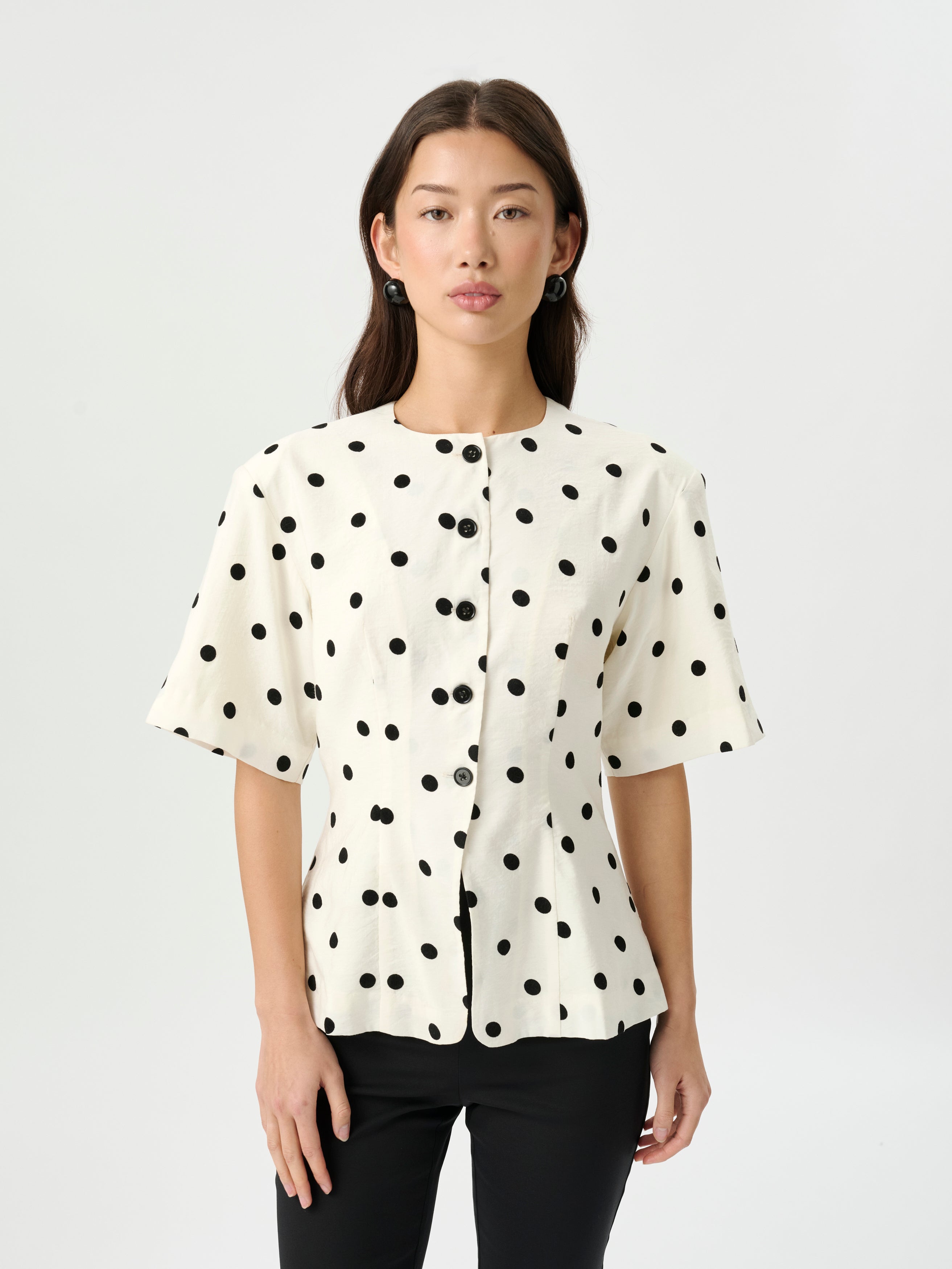 Janis Top Heirloom Dot