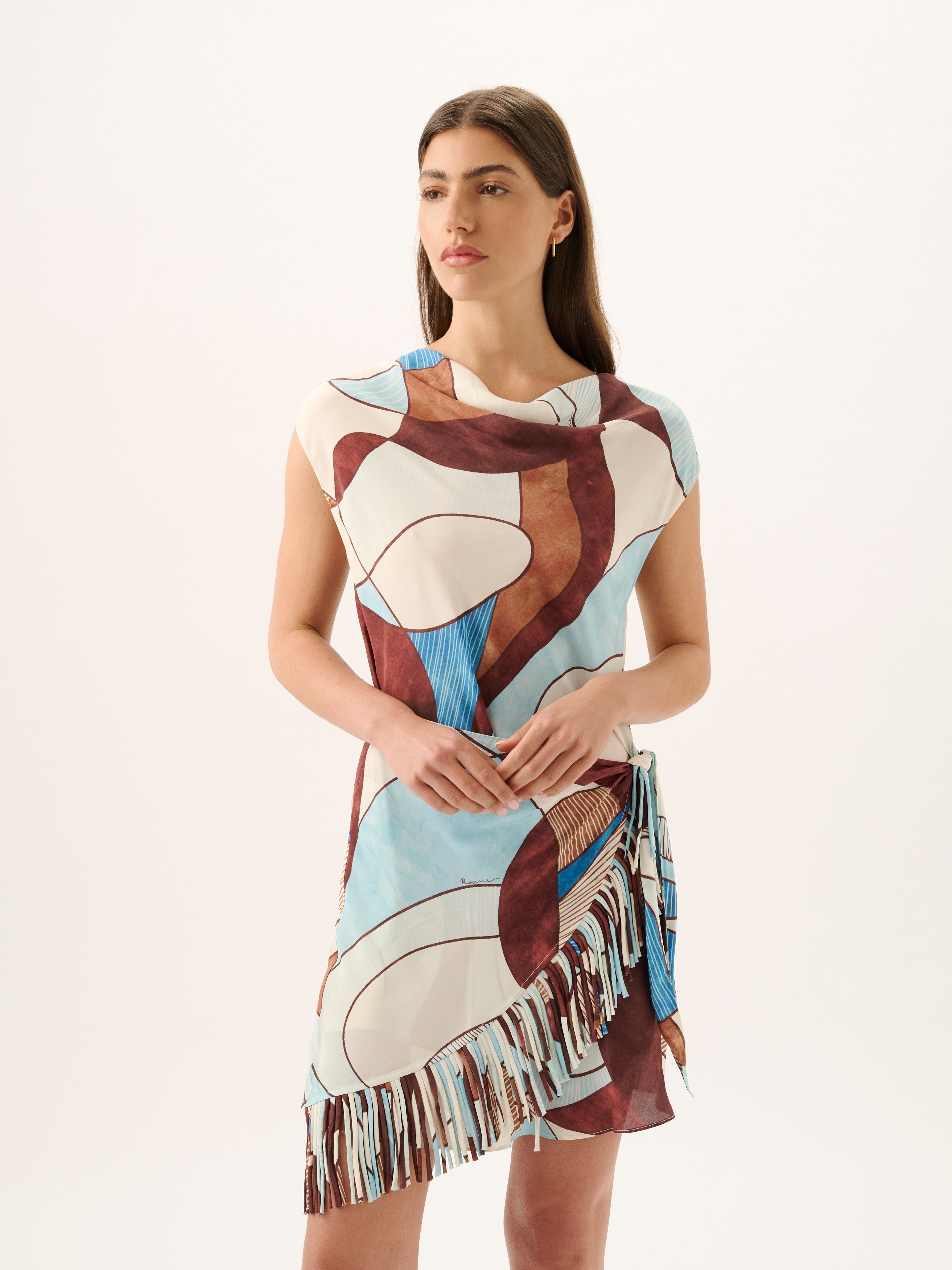 REMY FRINGED MINI DRESS