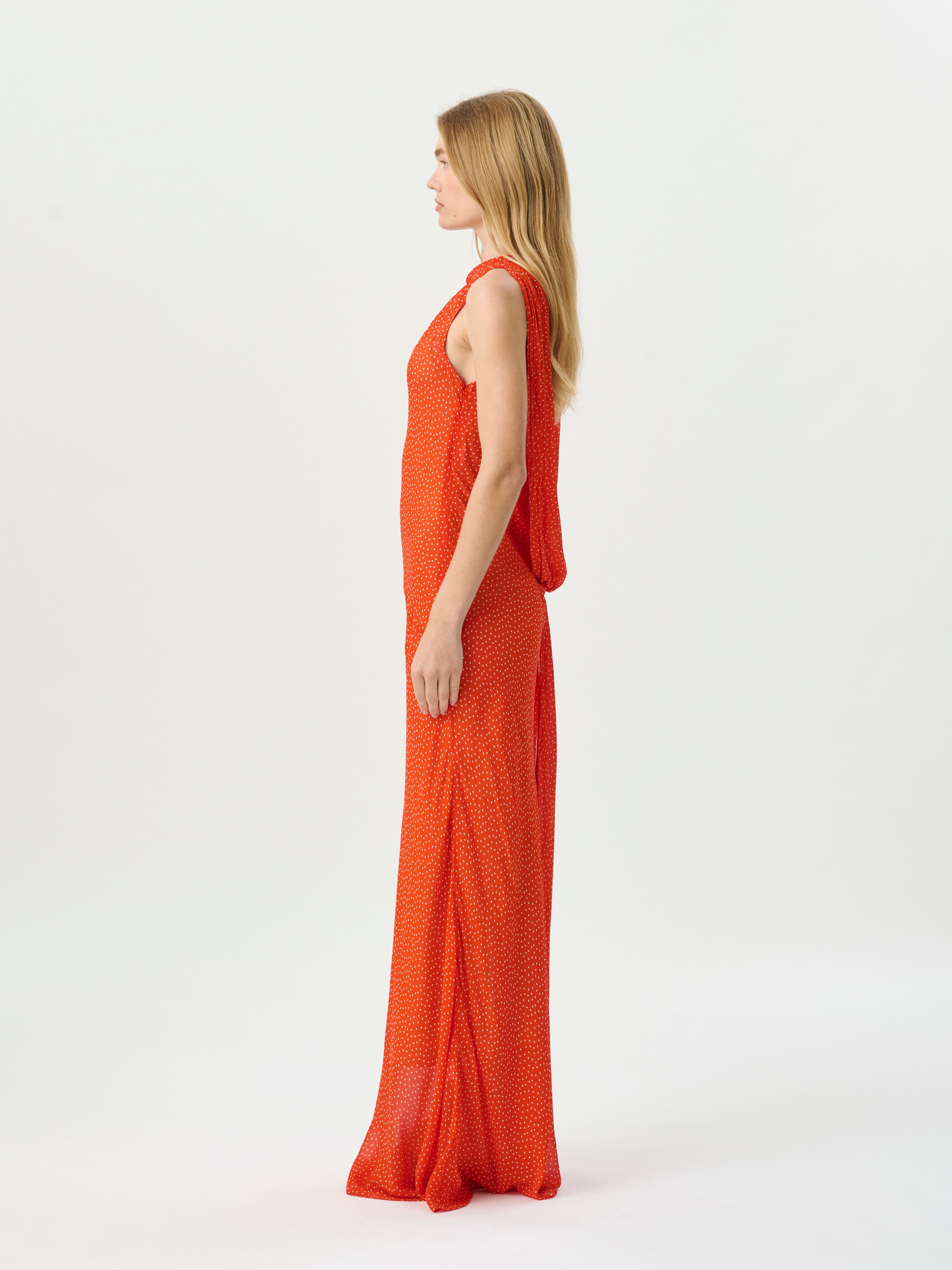 Fallon Gown Poppy Confetti