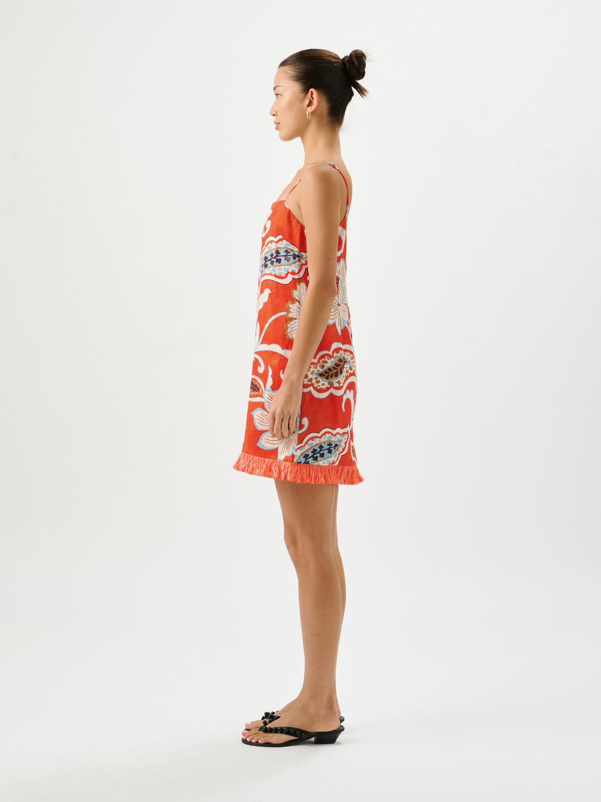 Willa Fringe Dress Paradiso Chintz