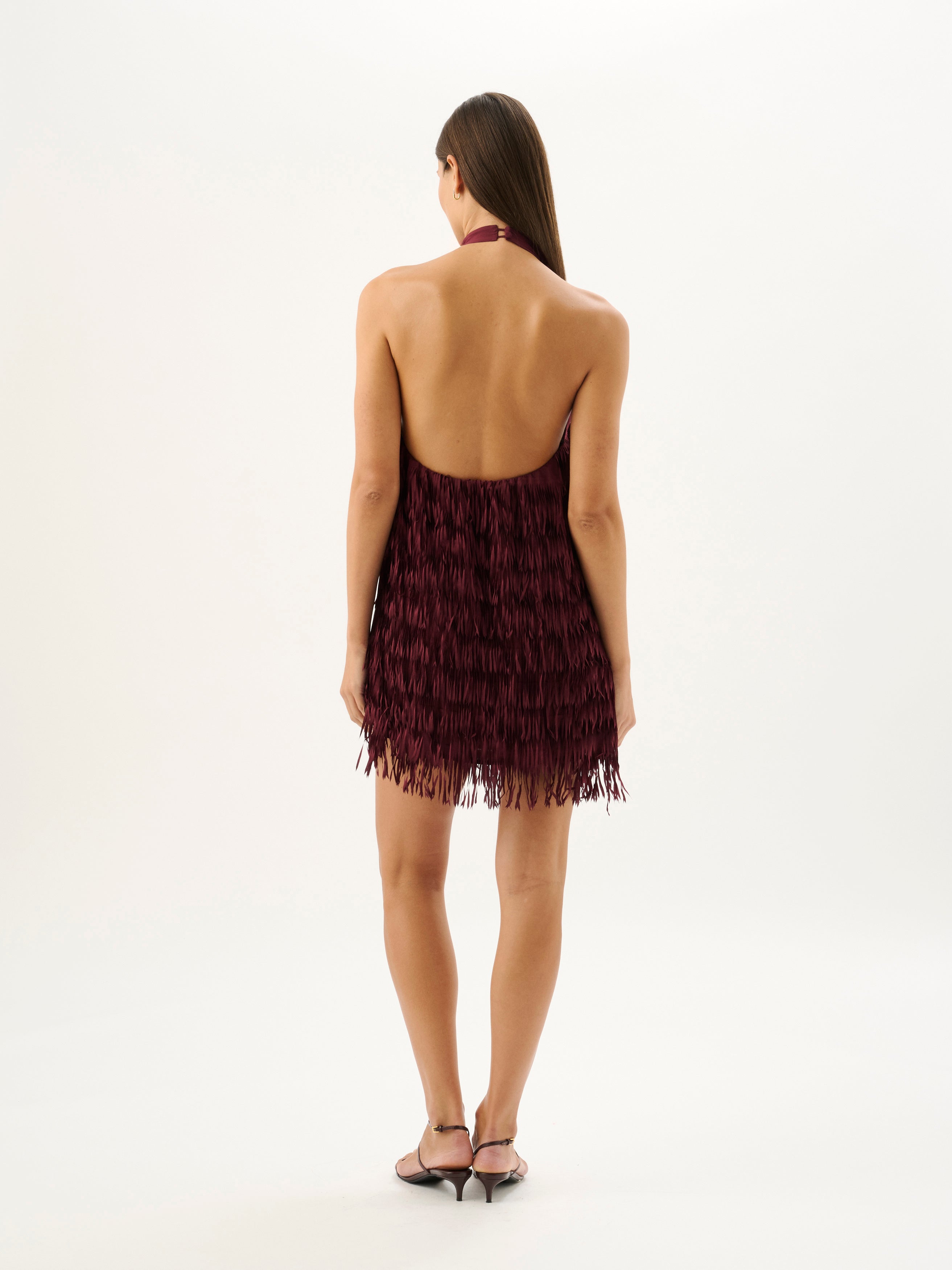 RAFAELLA FRINGE DRESS | SANGRIA