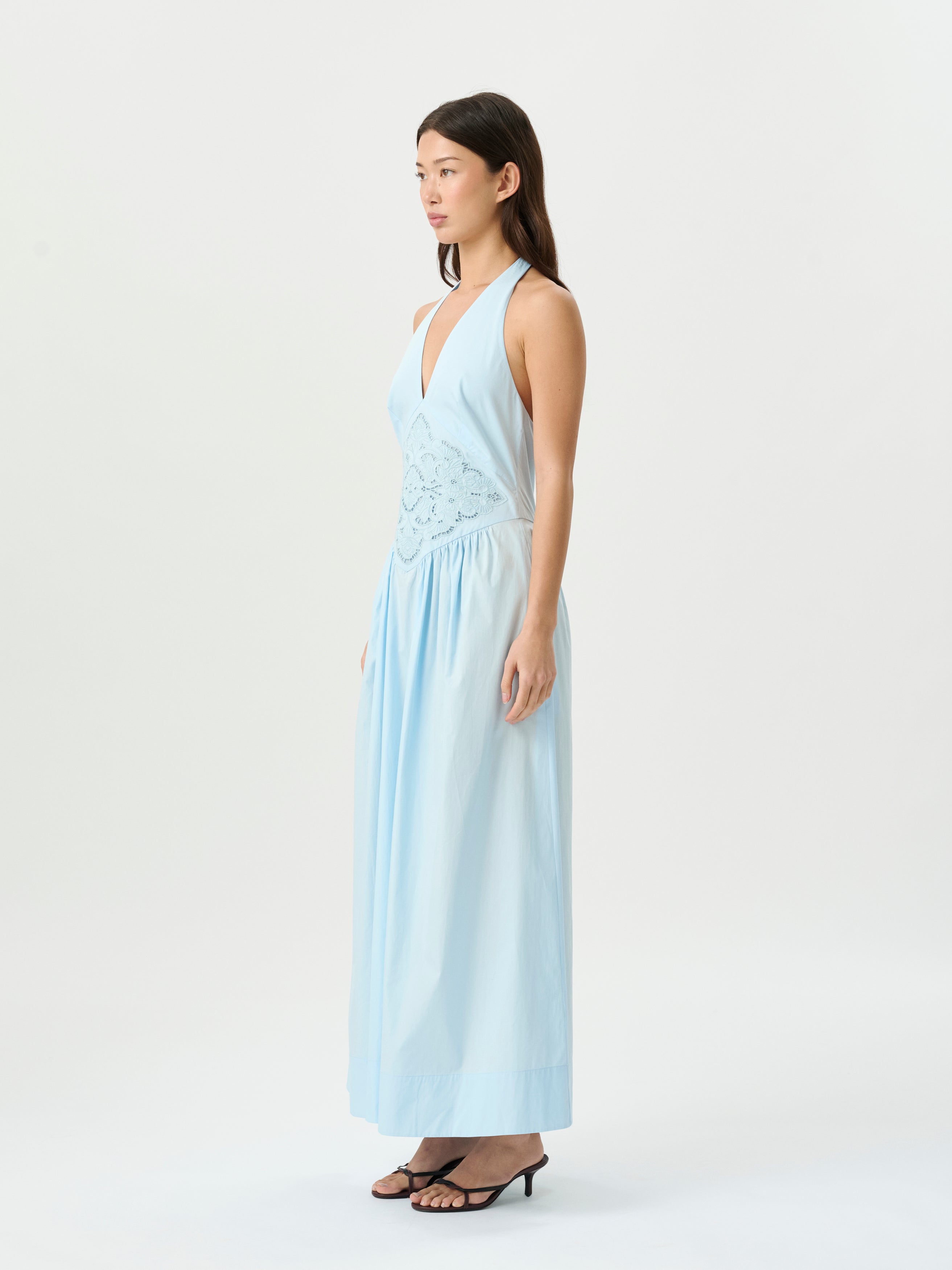 Maddie Dress Powder Blue