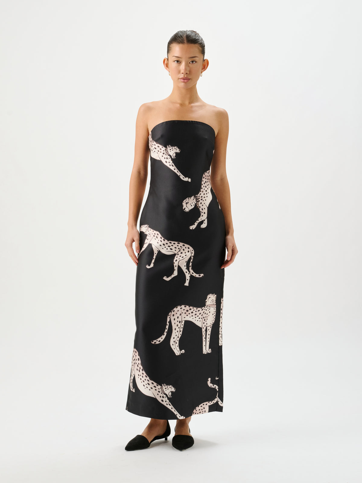 Pascal Dress Cheetah Royale Black