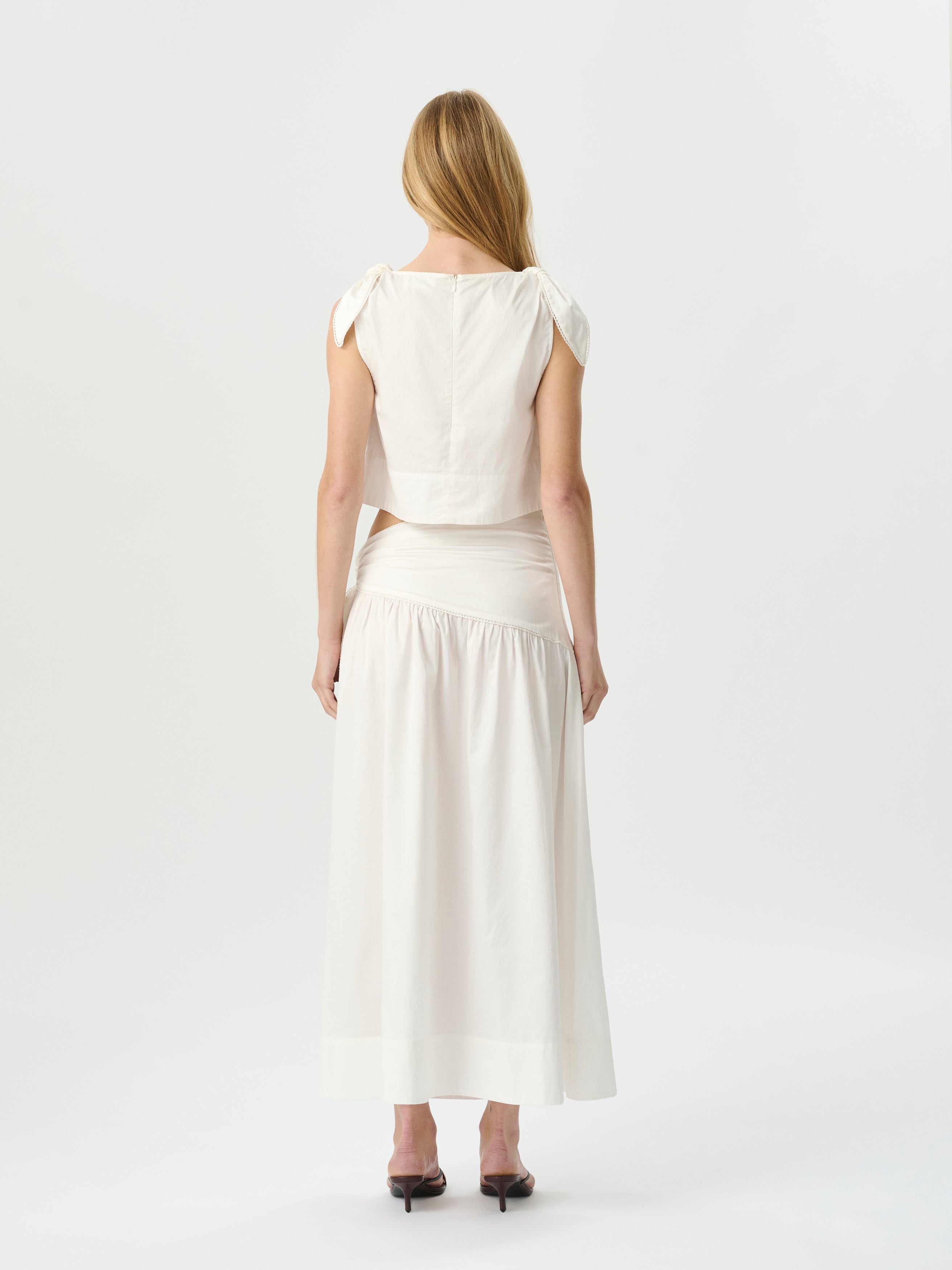 Dixie Tie Top White