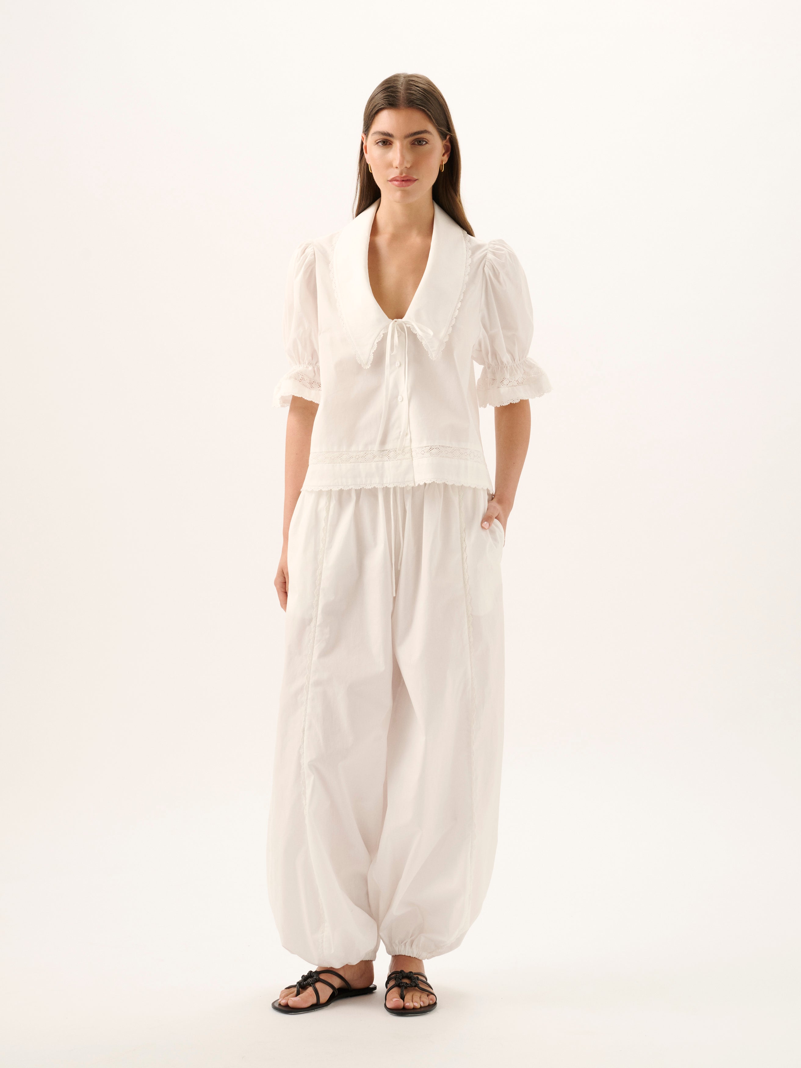 MAISIE PANT | WHITE