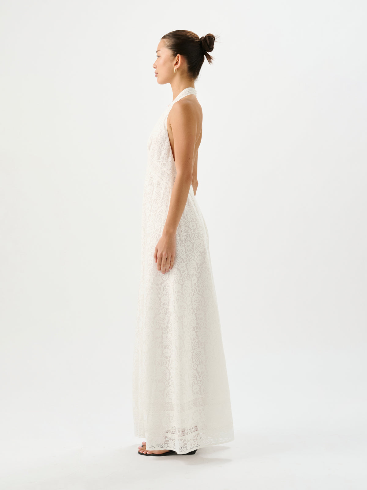 Kasey Halter Dress Paisley Lace