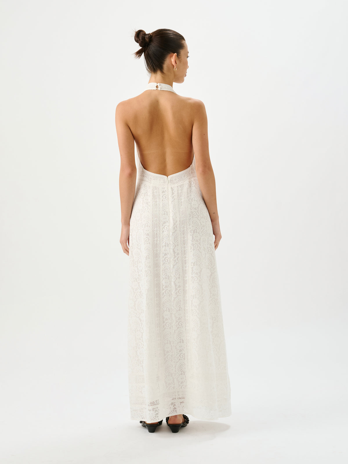 Kasey Halter Dress Paisley Lace