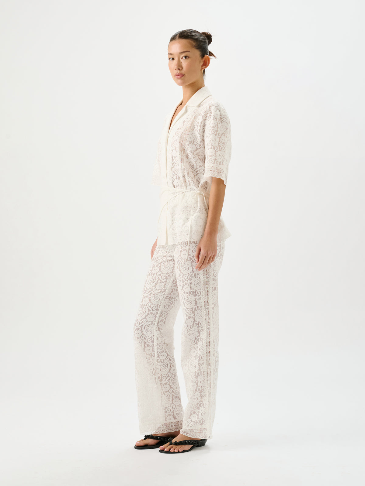 Sasha Shirt Paisley Lace