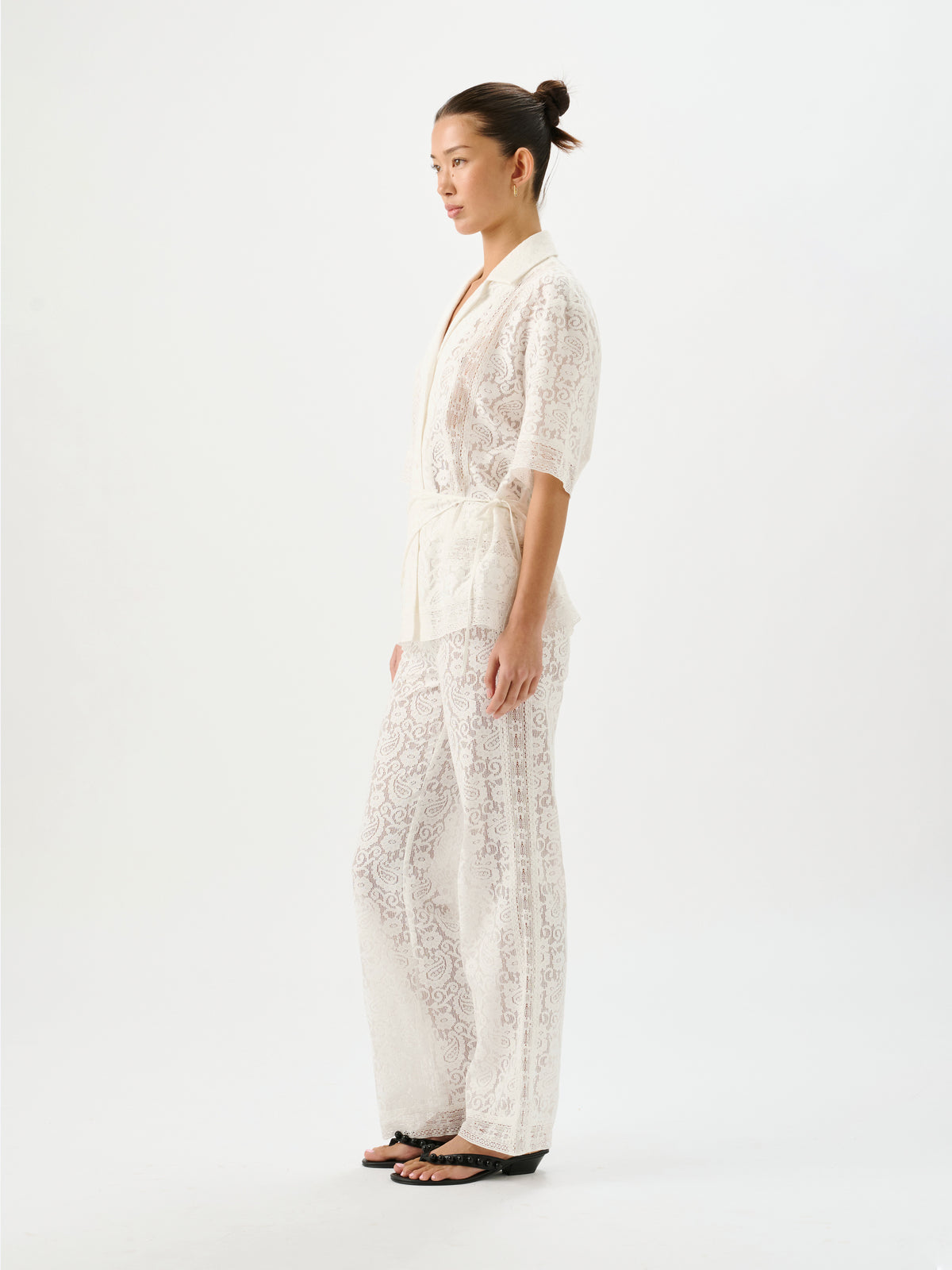 Sasha Shirt Paisley Lace