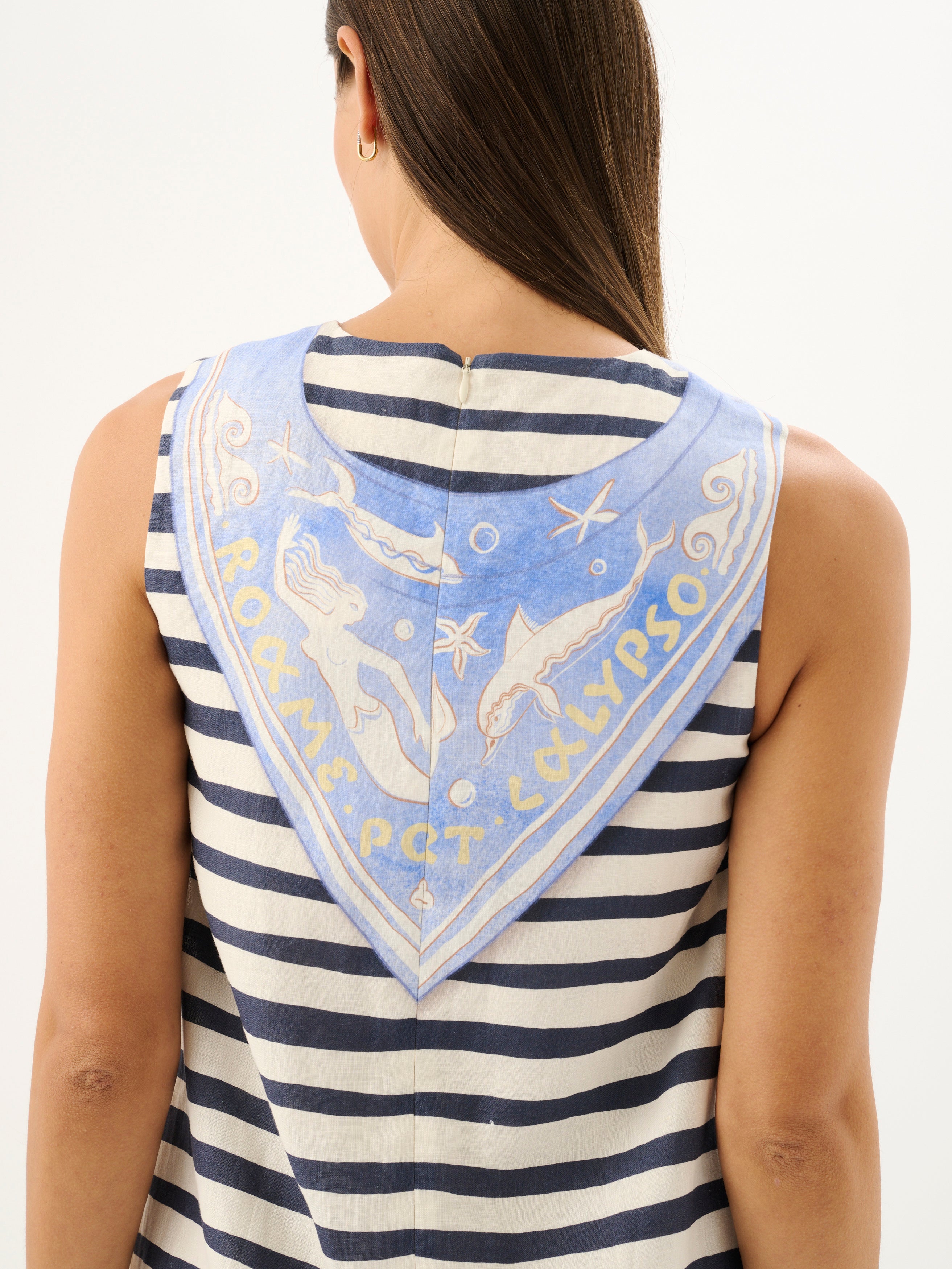 COVE MINI DRESS | RIVIERA STRIPE