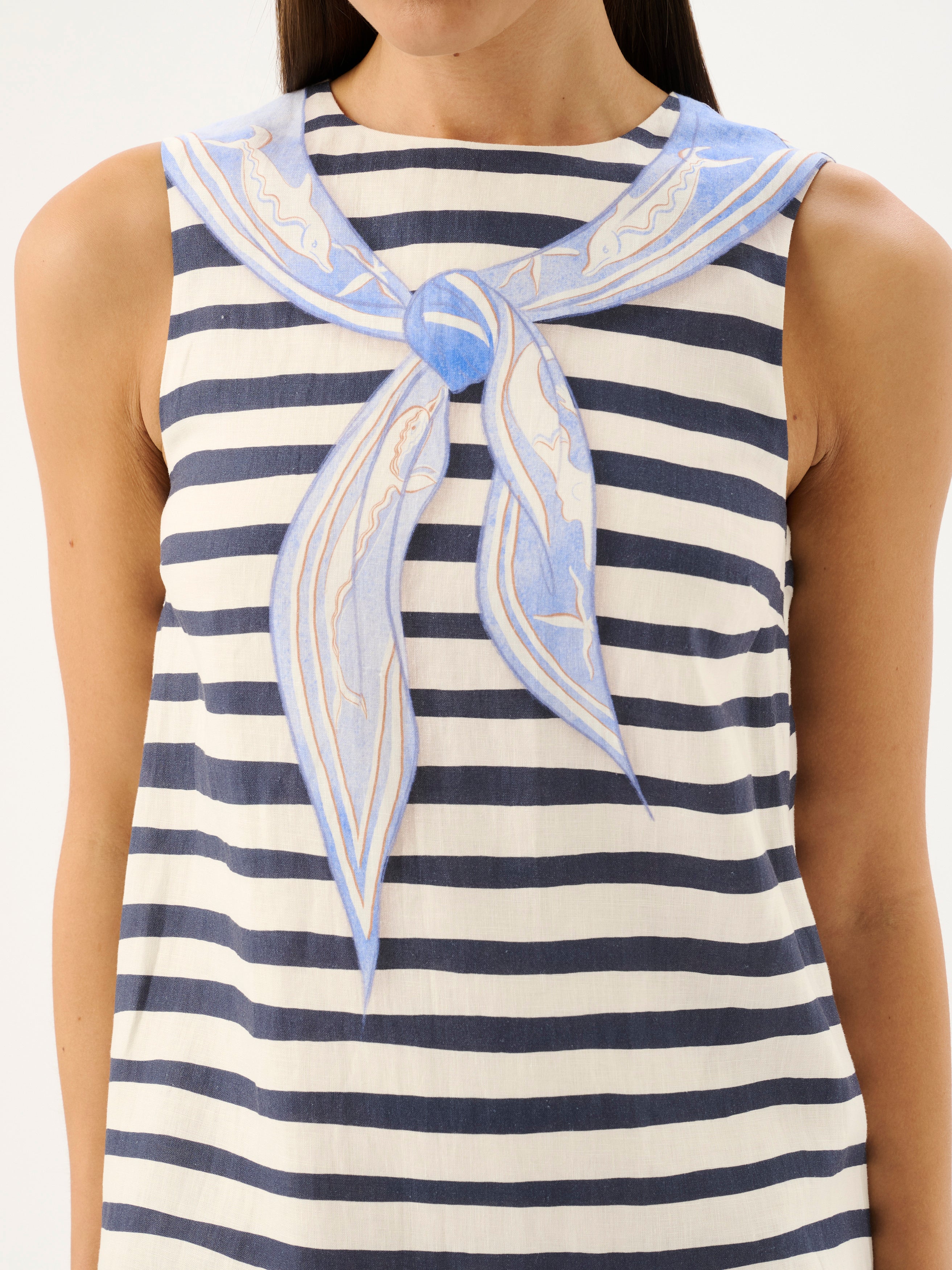 COVE MINI DRESS | RIVIERA STRIPE