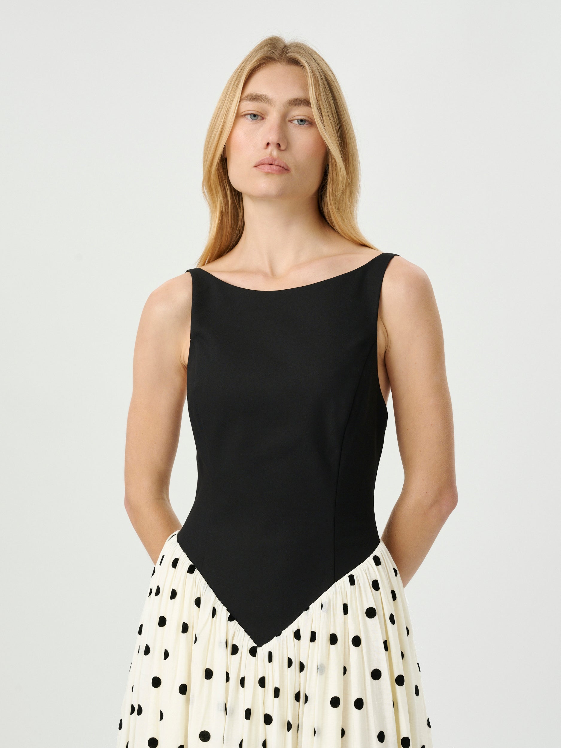 Pamela Dress Heirloom Dot