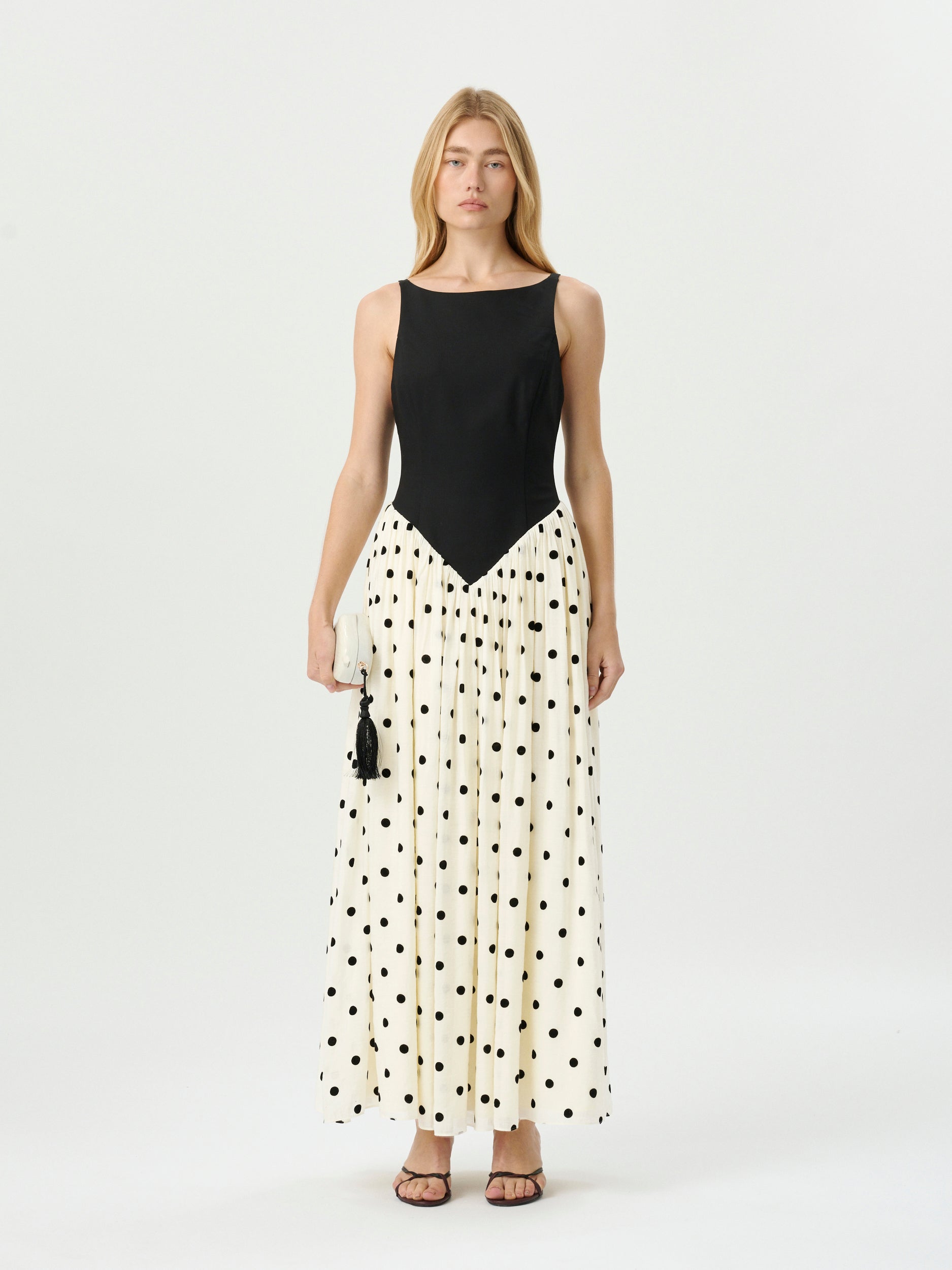 Pamela Dress Heirloom Dot