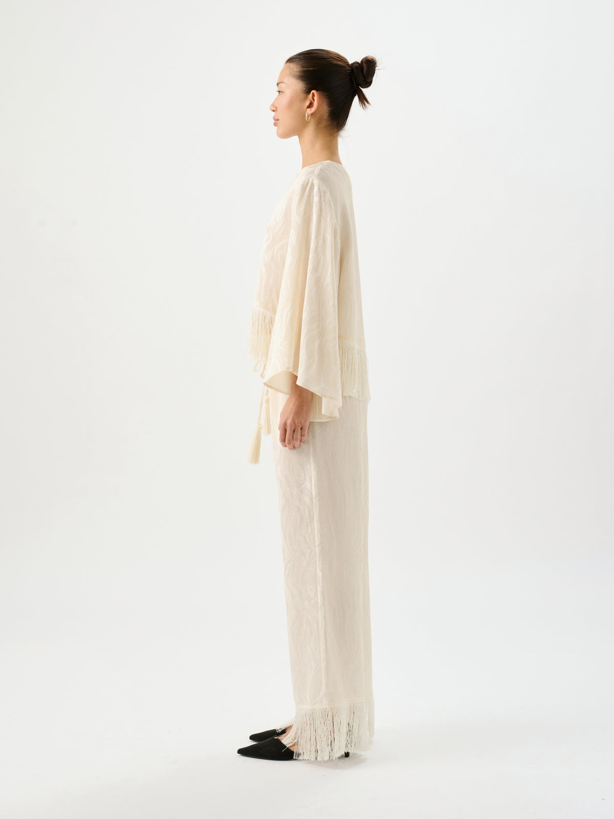 Vali Jacquard Pant Ivory