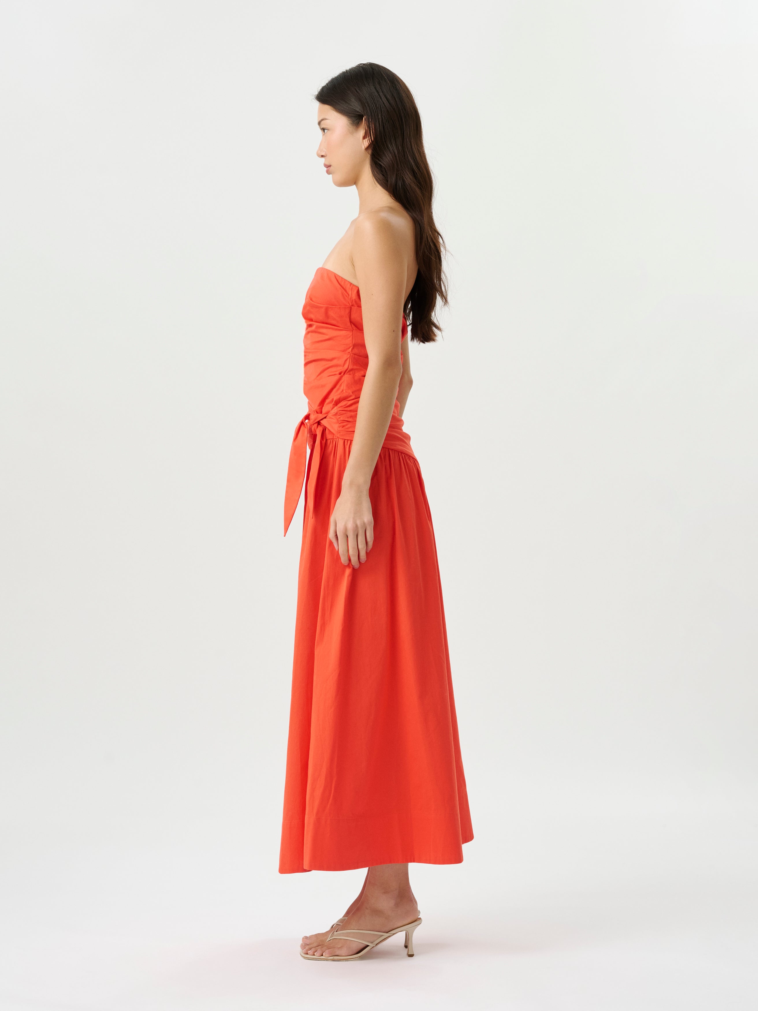 Rene Tie Dress Poppy