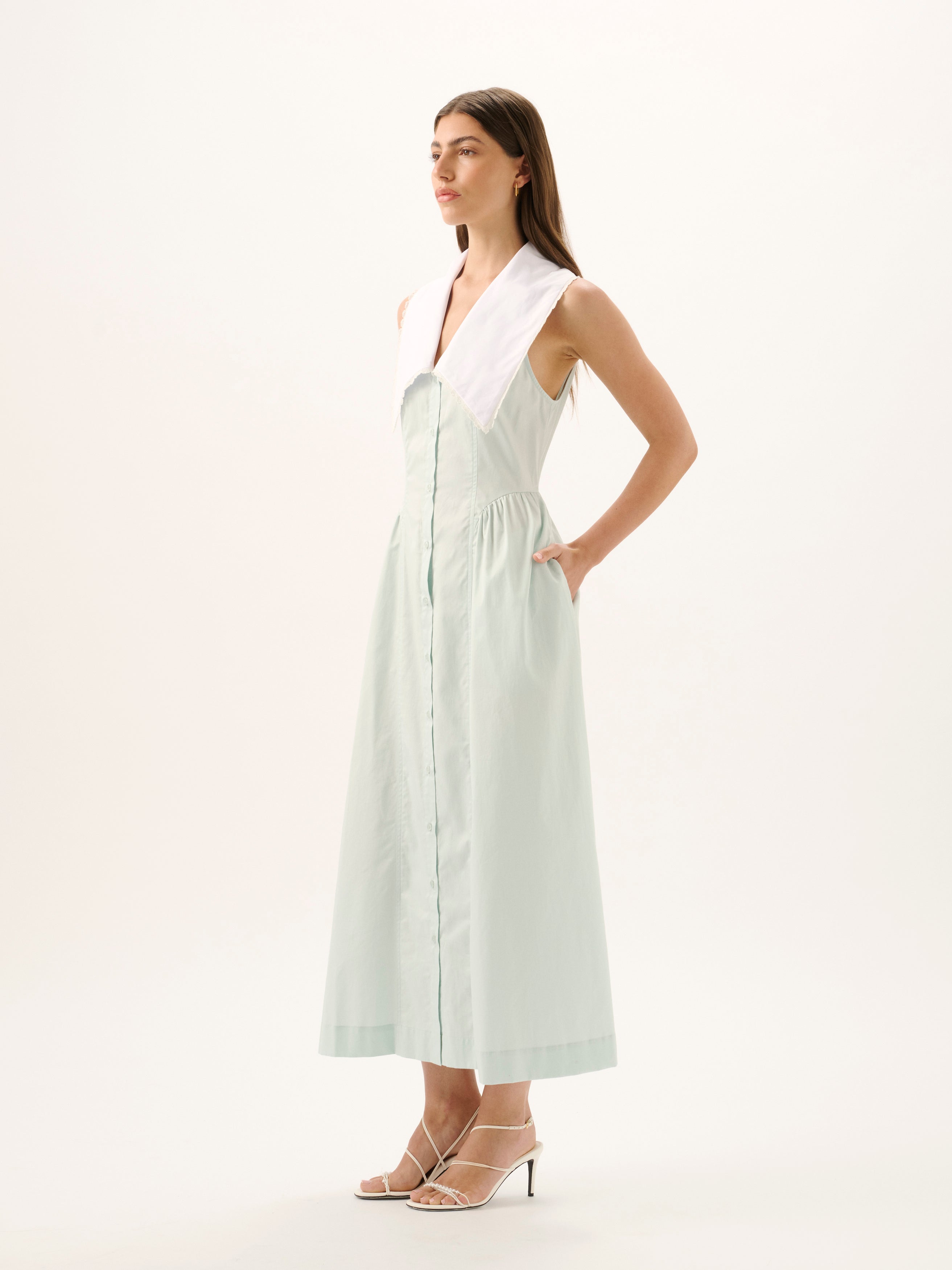 VALENTINA SHIRT DRESS | OCEAN SPRITZ