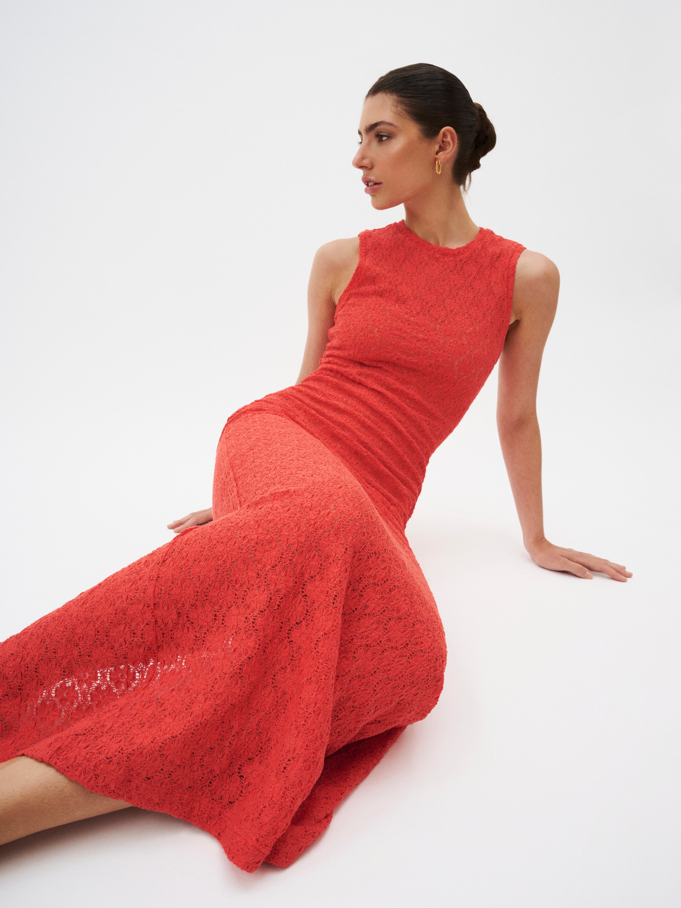 THEODORE DRESS | SCARLET