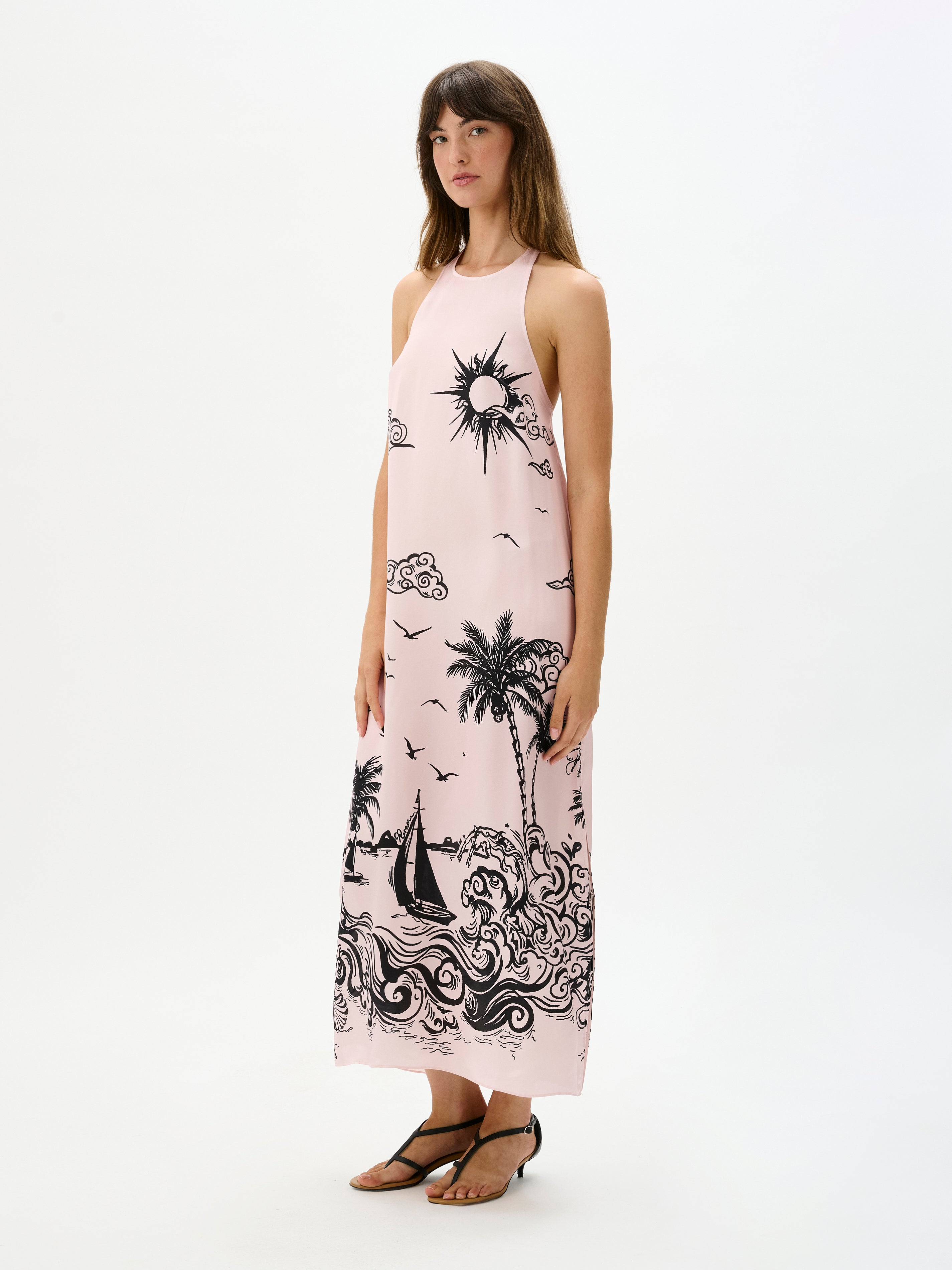 DAKOTA HALTER DRESS | CIAO ROSA