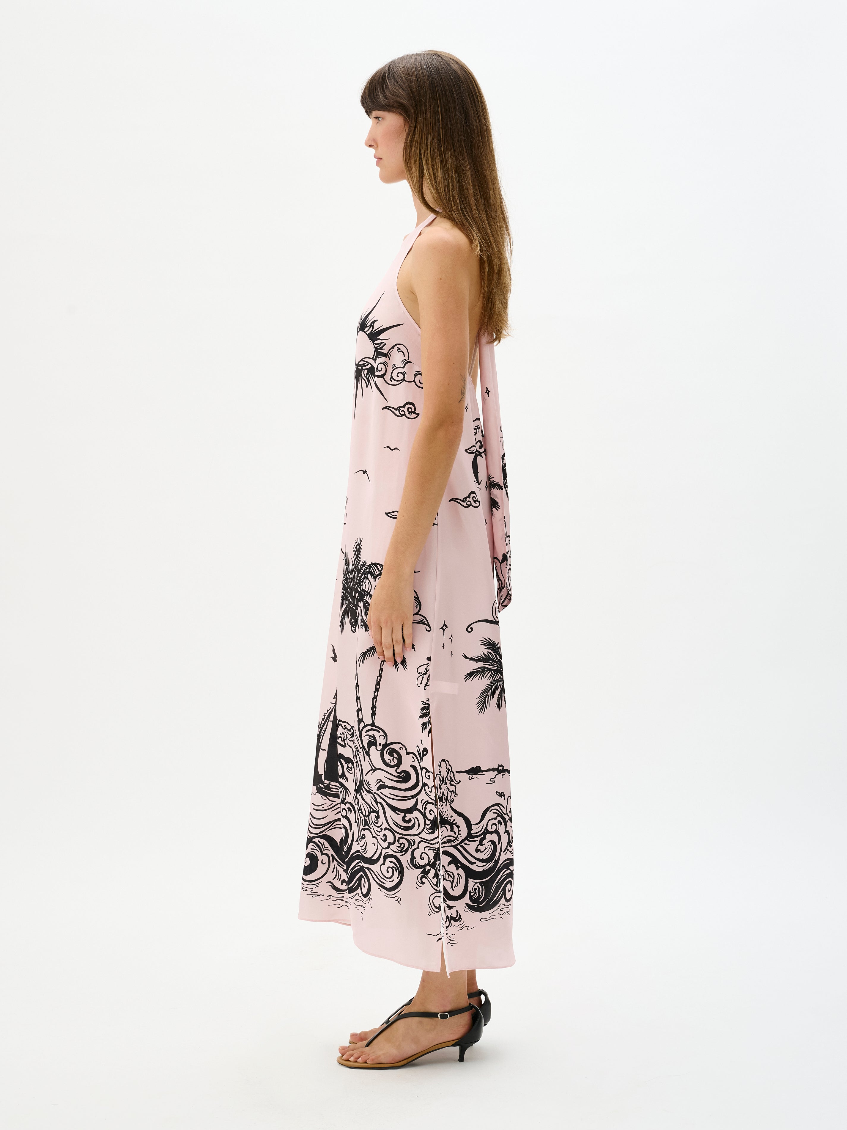 DAKOTA HALTER DRESS | CIAO ROSA